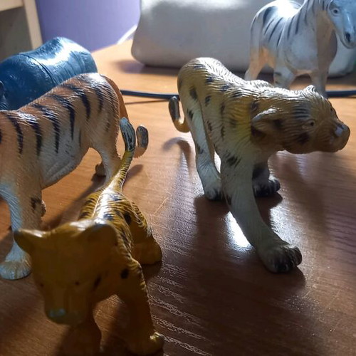 Small animal figures used for a little friend