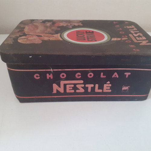 Chocolat Nestle tin box used
