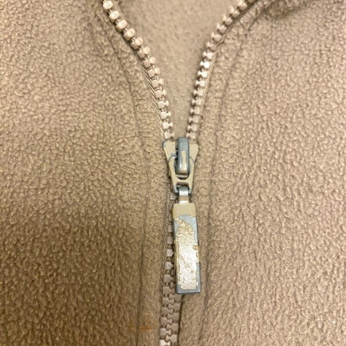 Beige-brown fleece jacket used, size XS