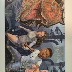 Jurassic puzzle glowing lights used