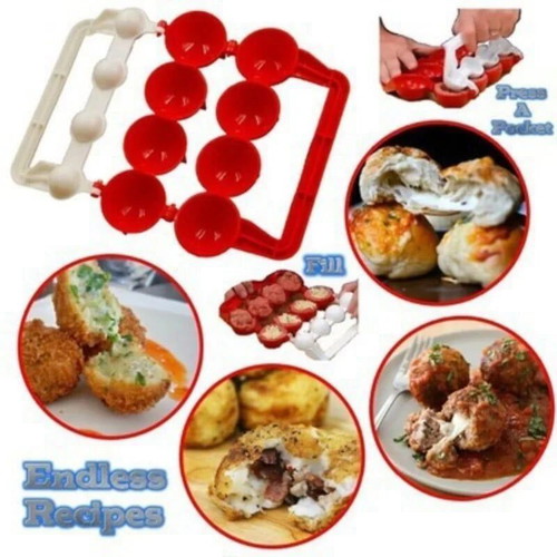 Meatball mold for stuffed meatballs new