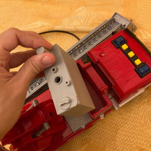 Fire truck used with sounds and light