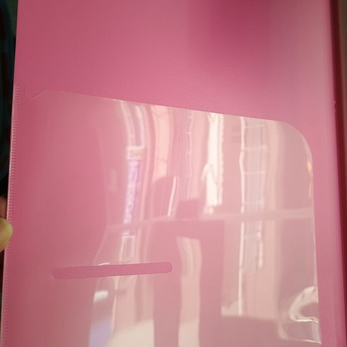 Folder with 100 slides used, pink, Typotrust