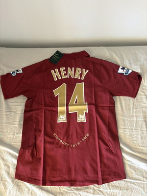 Φανέλα Arsenal Henry #14 2005/06 Highbury Farewell εντός έδρας καινούργια