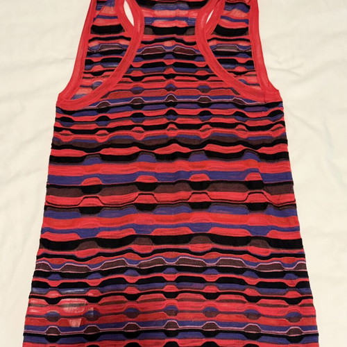 Missoni racerback knit tank top like new, multicolored, size USA 8