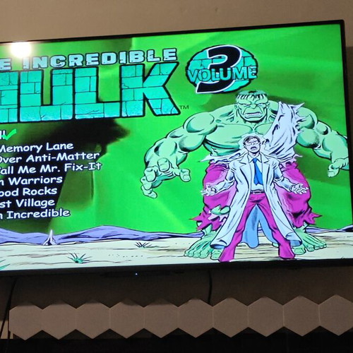 The Incredible Hulk The Animated Series Volume 3 DVD like new, dubbed in Greek