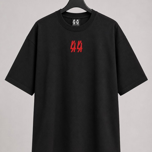 44 Lebel Group Oversize T-shirt New, Black