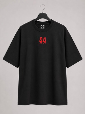 44 Lebel Group Oversize T-shirt New, Black