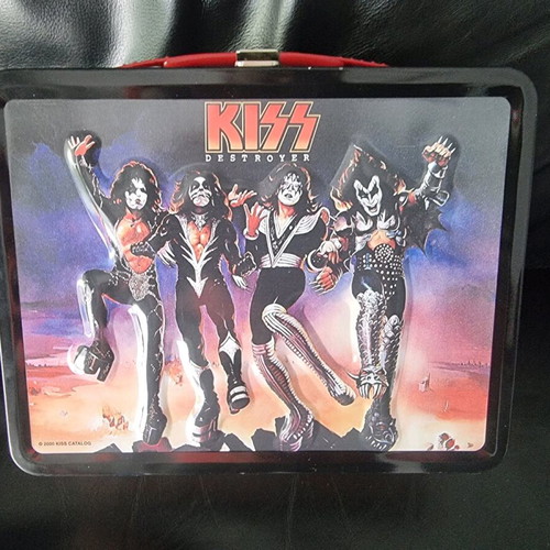 KISS Destroyer lunchbox like new with thermos, official Kiss Catalog 2000