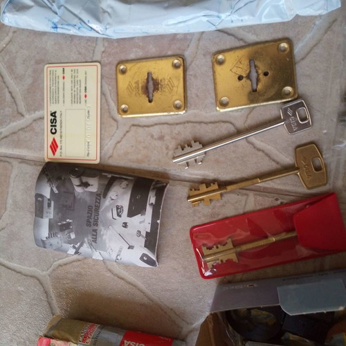 CISA security lock used for armored door with 4 keys