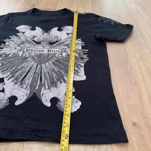 Philipp Plein Men’s Black Graphic T-Shirt Slim Fit Size L Like New