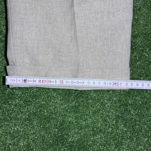Dockers Khakis linen pants used, beige pleated, W36 L30