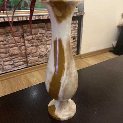 Handmade vase in classic shape like new