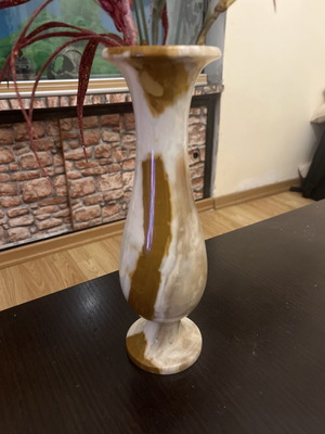 Handmade vase in classic shape like new