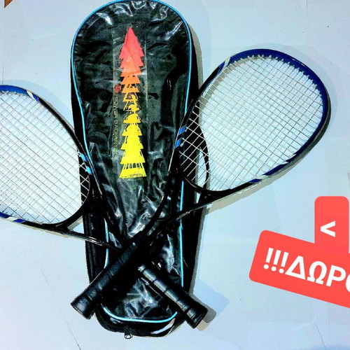 Rackets new with free shuttlecock pack