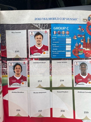 Panini FIFA World Cup Russia 2018 Sticker Album used