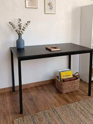 Modern black desk like new, minimal design