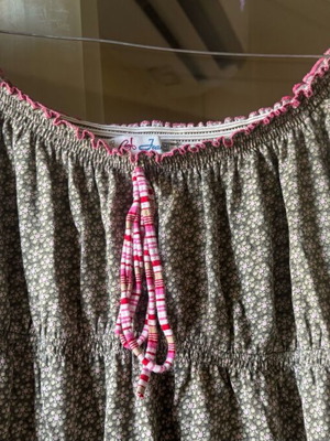 BSB mini dress like new, green and pink, size M