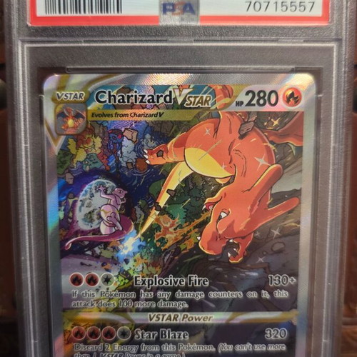 Charizard SWSH 262 PSA 10 card like new