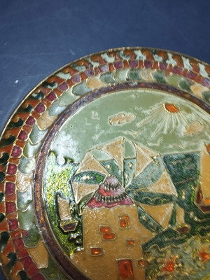 Bronze plate used