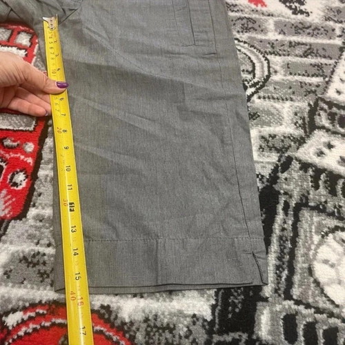 French Connection women's cropped pants gray new, size 8