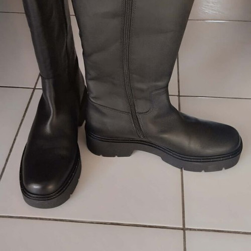Gabor leather boots new, size 41, black