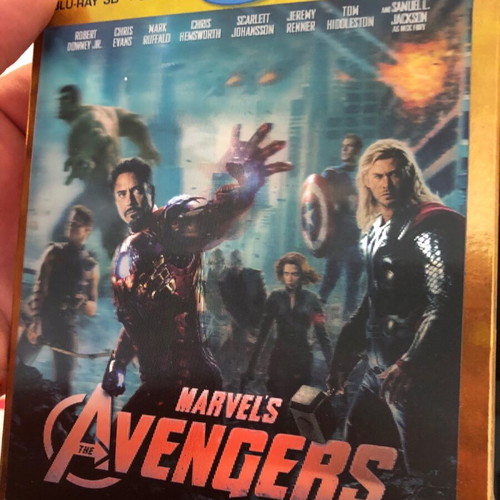 Marvels Avengers 3D Blu-Ray, Blu-Ray DVD collection used with many extras