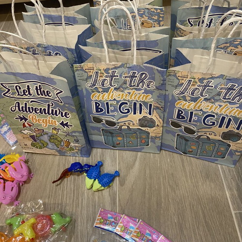 Surprise bags with new children's toys, pack of 10