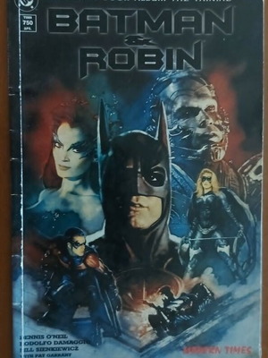 Batman & Robin comic album used, Greek edition