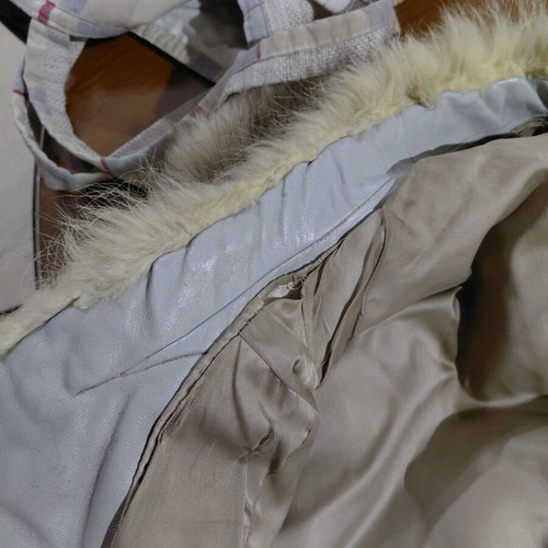 Mink fur used beige, size L, Canada Furs Athens