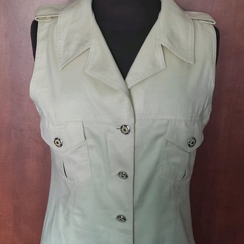 Vintage Safari dress NANSY like new, beige, size M