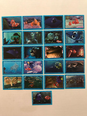 Αυτοκόλλητα Panini Finding Nemo καινούργια, 23 χαρτάκια