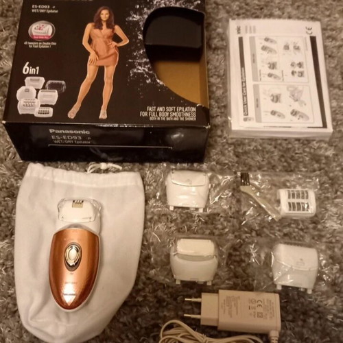 Panasonic epilator ES-ED93 wet & dry 6 in 1 like new