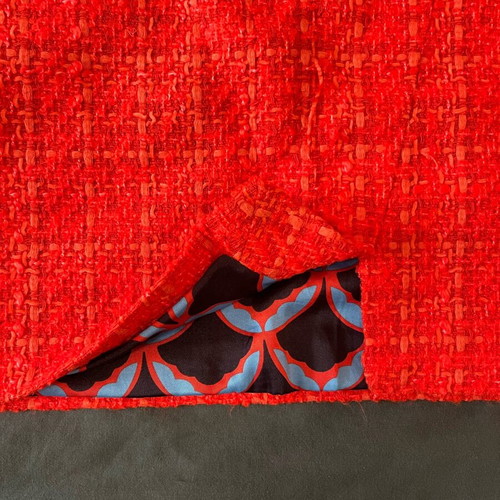 Knitted skirt Zara used, orange, size S