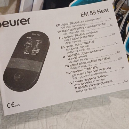 Beurer EMS TENS Portable Device like new for Full Body Passive Training