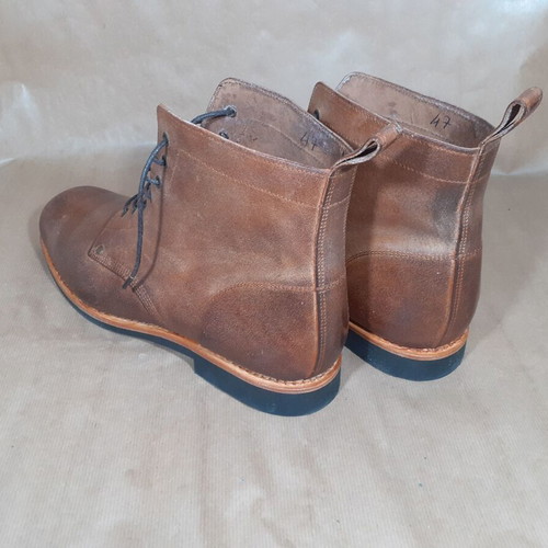 Men's boots size 47 brown handmade, new, made in Portugal