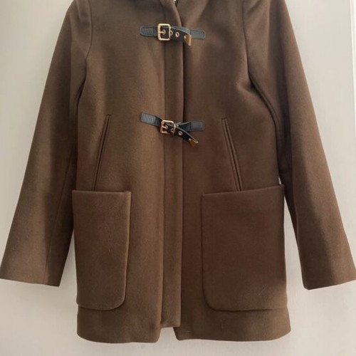 Zara duffle coat used, green, size S