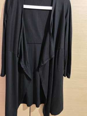 Ζακέτα μακριά γυναικεία μεταχειρισμένη, μαύρη, Anel, μέγεθος S