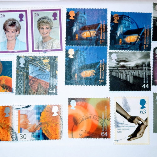Stamp collection used in good condition