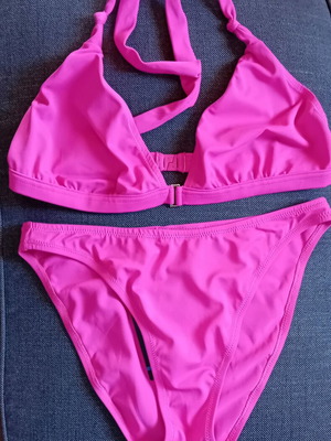 Bluepoint φουξια ολοκαίνουγιο γυναικείο bikini μαγιο L