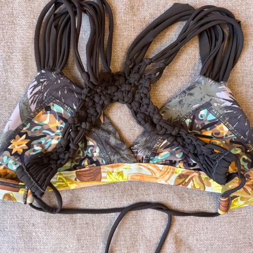 Maaji bikini new, double face with knitted back, colorful, size S