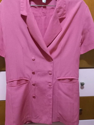 Jacket and skirt used, pink, in excellent condition
