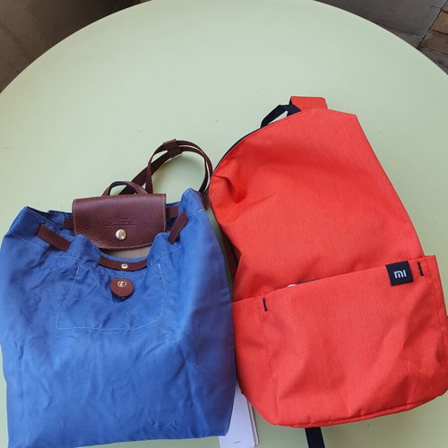 Longchamp mini backpacks like new, multicolor, unworn