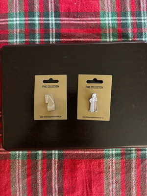 Set of collectible pins from the Acropolis Museum like new