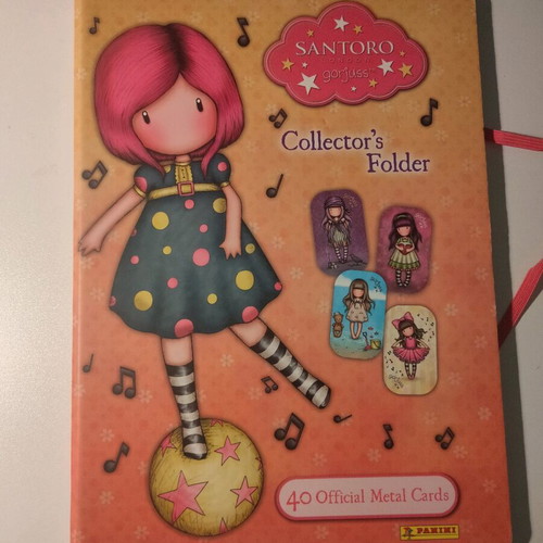 Συλλεκτικό άλμπουμ Santoro Gorjuss Panini σαν καινούργιο με μεταλλικές κάρτες
