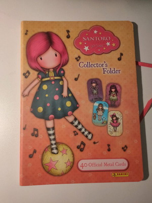 Συλλεκτικό άλμπουμ Santoro Gorjuss Panini σαν καινούργιο με μεταλλικές κάρτες