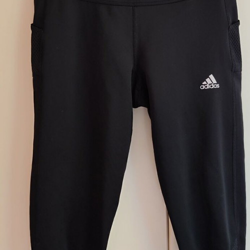 Adidas Own the Run 3/4 AEROREADY running tights, black, M