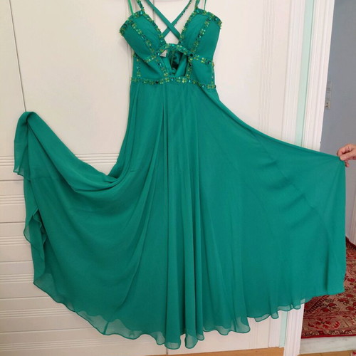 Abiye dress green unused, like new condition, size S/M
