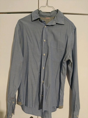 Massimo Dutti Soft men's shirt like new, blue striped