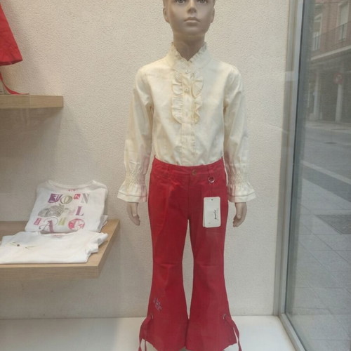 Girls' 4-piece clothing set with Galliano, Pierre Cardin, Alphabet pants